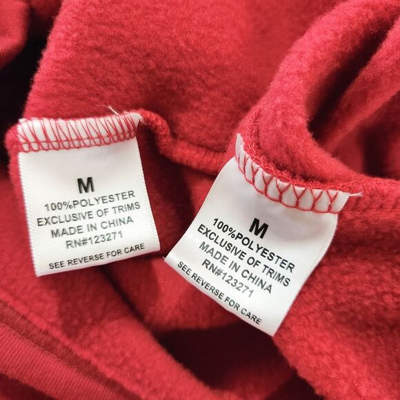 Cult Favorite Hoodie Shorts Set Red White Women's Medium Chicago Athletic Club - Picture 9 of 14